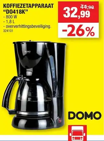 Koffiezetapparaat "D0418K"