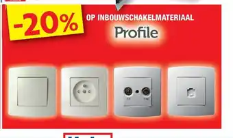 Op Inbouwschakelmateriaal