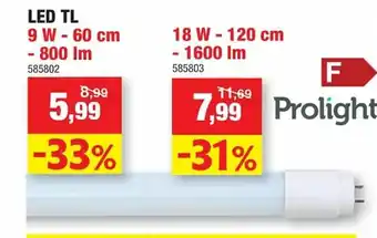 Hubo Led TL 18 W - 120 cm aanbieding