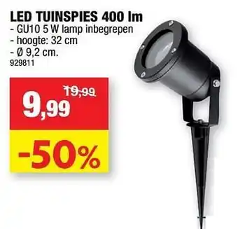 Hubo Led tuinspies aanbieding