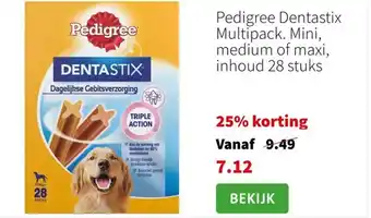 Intratuin Pedigree Dentastix Multipack aanbieding