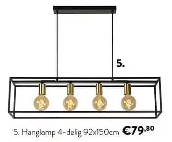YGO Hanglamp 4-delig aanbieding