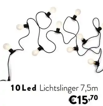 YGO 10 led lichtslinger aanbieding