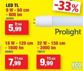 Hubo Led tl aanbieding