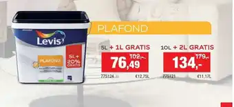 Hubo Plafond 5L + 1L Gratis aanbieding