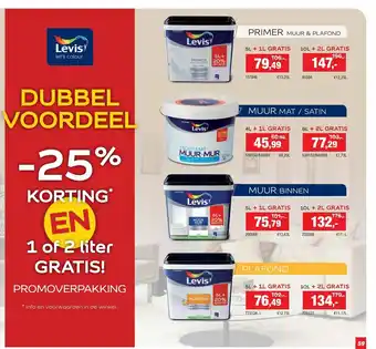 Dubbel Voordeel -25% 1 of 2 Liter Gratis Promoverpakking