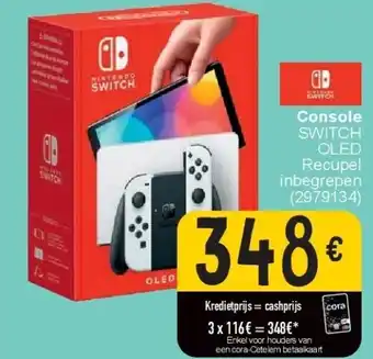 Cora Console SWITCH OLED Recupel inbegrepen aanbieding