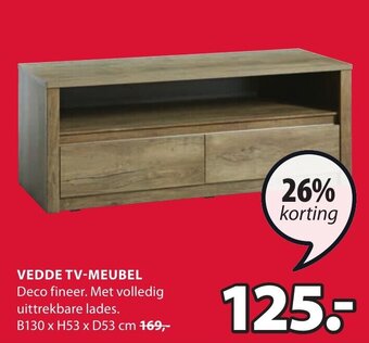 Jysk Vedde TV-Meubel aanbieding