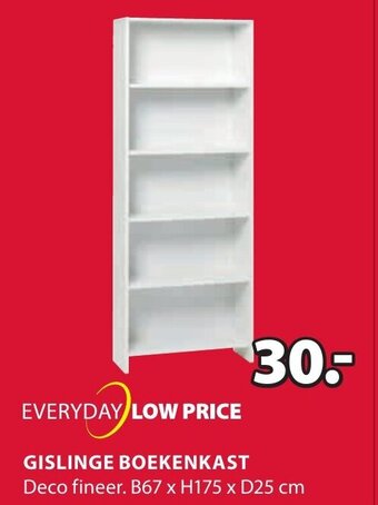Jysk Gislinge Boekenkast aanbieding