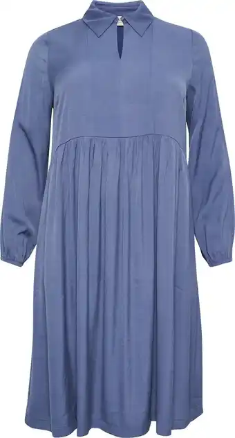 Bol.com Kaffe Curve KCSimma Midi Dress Dames Jurk - Maat 52 aanbieding