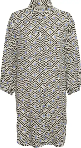 Bol.com Kaffe KAsomia Shirt Dress 3/4 Dames Jurk - Maat 38 aanbieding