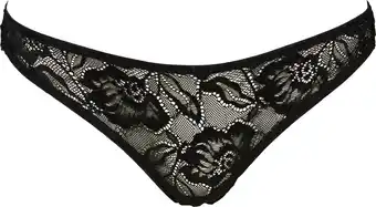 Bol.com After Eden Anna Dames String - Zwart - Maat XL aanbieding