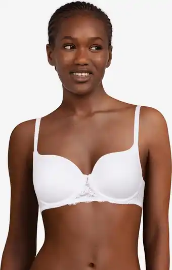 Bol.com Chantelle EasyFeel - Marilyn - Bedekkende T-Shirt BH - Wit - E 85 aanbieding