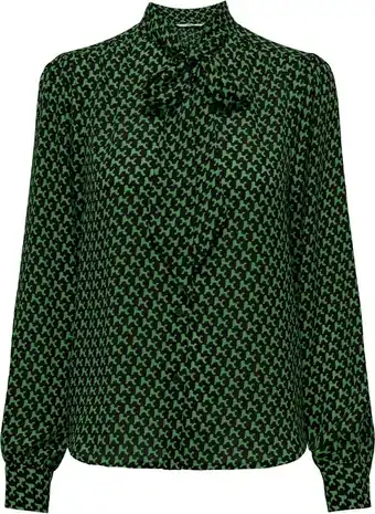 Bol.com ONLY ONLRUTH LIFE L/S BOW SHIRT PTM Dames Blouse - Maat S aanbieding