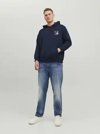 Bol.com JACK&JONES PLUS JCOFILO SWEAT HOOD PLS Heren Trui - Maat EU4XL US2XL aanbieding