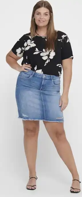 Bol.com ONLY CARMAKOMA CARVICA Dames Top - Maat 54 aanbieding