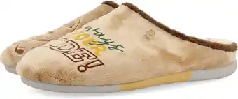 Bol.com Hot Potatoes Golspie Sloffen Heren - Beige - Maat 40 aanbieding