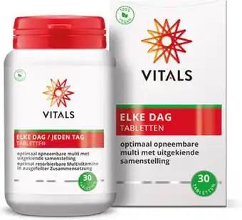 Bol.com Vitals - Elke Dag - 30 Tabletten - Multivitamine aanbieding
