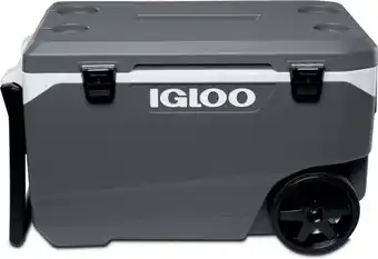 Bol.com Igloo Latitude 90 Roller - Grote koelbox op wielen - 85 Liter - Grijs aanbieding