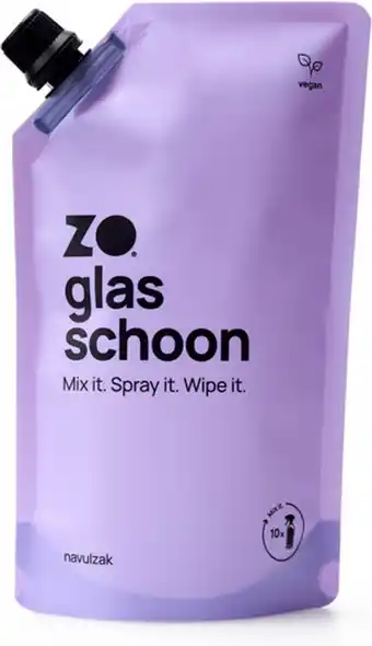 Bol.com ZO Glas Schoon Geurloos Navulzak 10 Navullingen aanbieding