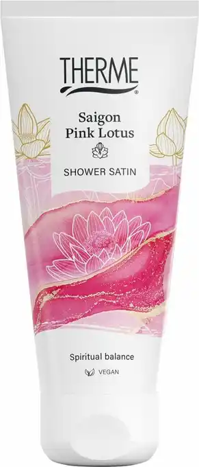 Bol.com Therme Shower Satin Saigon Pink Lotus 200 ml aanbieding