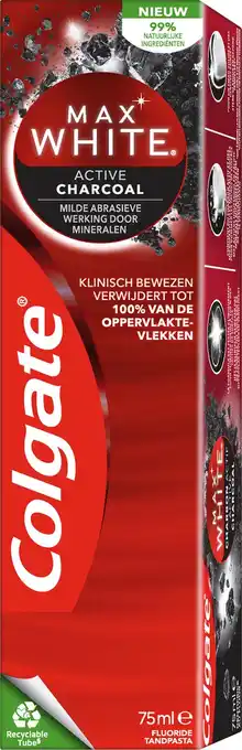 Bol.com Colgate Max White Tandpasta Charcoal - 75 ml aanbieding