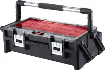 Bol.com Keter Cantilever Duo Gereedschapsorganiser - M (22 inch) - 57,2x30,7x16,7cm - Zwart/Rood aanbieding