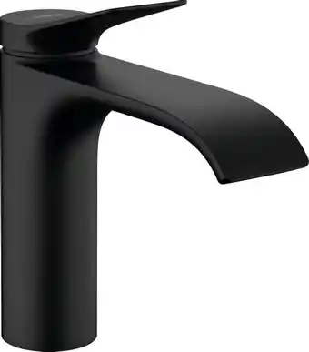 hansgrohe Vivenis ééngreeps wastafelmengkraan 110 met trekwaste mat zwart