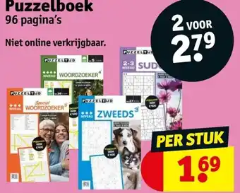 Kruidvat Puzzelboek aanbieding
