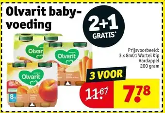 Kruidvat Olvarit babyvoeding aanbieding