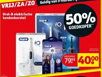 Kruidvat Oral-B elektrische tandenborstel aanbieding