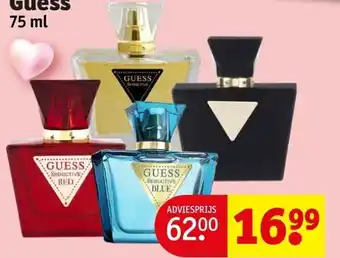 Kruidvat Guess aanbieding