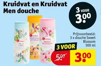 Kruidvat Kruidvat en Kruidvat Men douche aanbieding