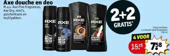 Kruidvat Axe douche en deo aanbieding