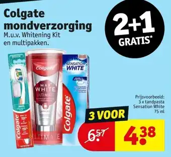 Kruidvat Colgate mondverzorging aanbieding