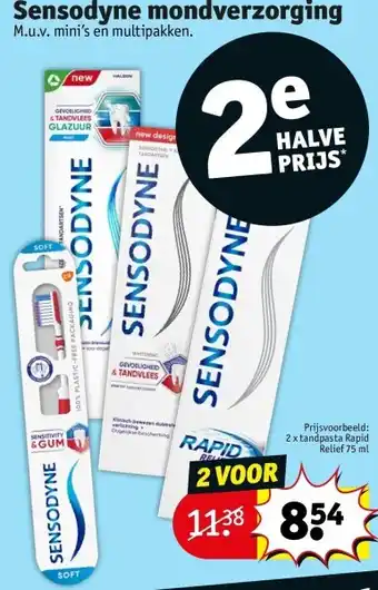 Kruidvat Sensodyne mondverzorging aanbieding