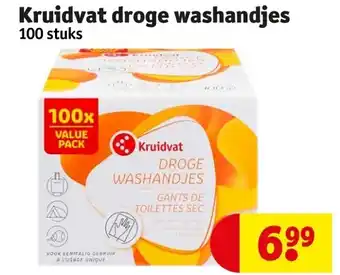 Kruidvat Kruidvat droge washandjes aanbieding