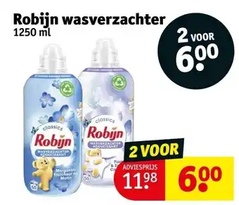 Kruidvat Robijn wasverzachter aanbieding