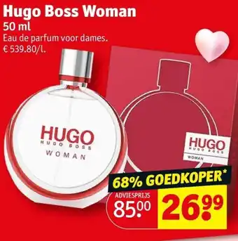 Kruidvat Hugo Boss Woman aanbieding