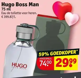Kruidvat Hugo Boss Man aanbieding
