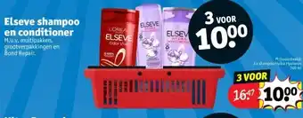 Kruidvat Elseve shampoo en conditioner aanbieding