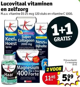 Kruidvat Lucovitaal vitaminen en zelfzorg aanbieding