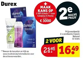 Kruidvat Durex aanbieding