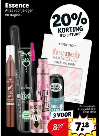 Kruidvat Essence aanbieding