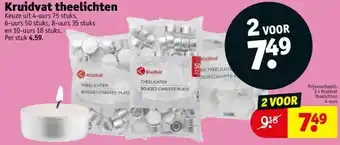 Kruidvat Kruidvat theelichten aanbieding