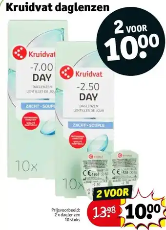 Kruidvat Kruidvat daglenzen aanbieding