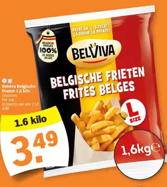 Albert Heijn Belviva Belgische frieten 1.6 kilo aanbieding