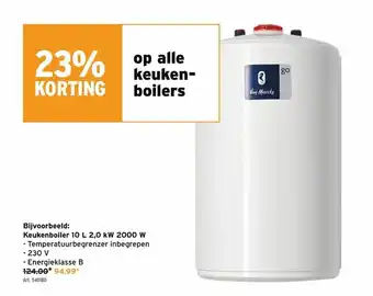 GAMMA Bijvoorbeeld: Keukenboiler 10L 2,0 kW 2000 W aanbieding