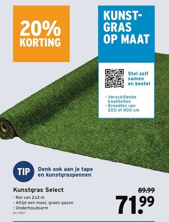 GAMMA Kunstgras Select aanbieding