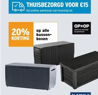 GAMMA Op alle kussen-boxen aanbieding